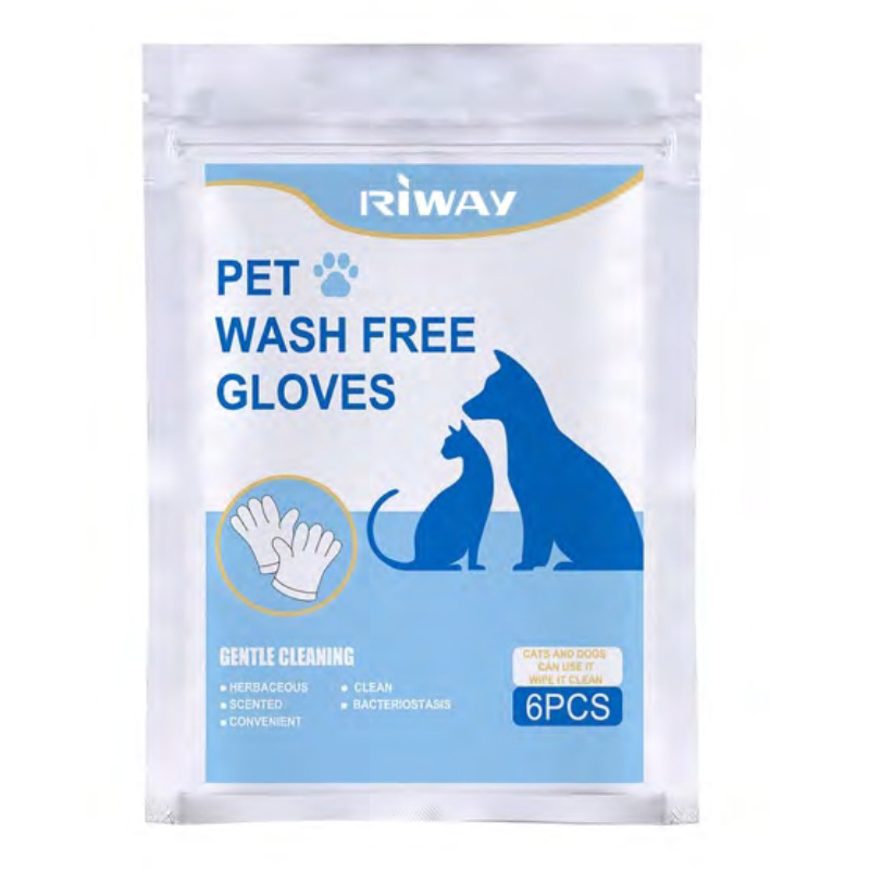 Pet No-rinse Wipes Washing Glove